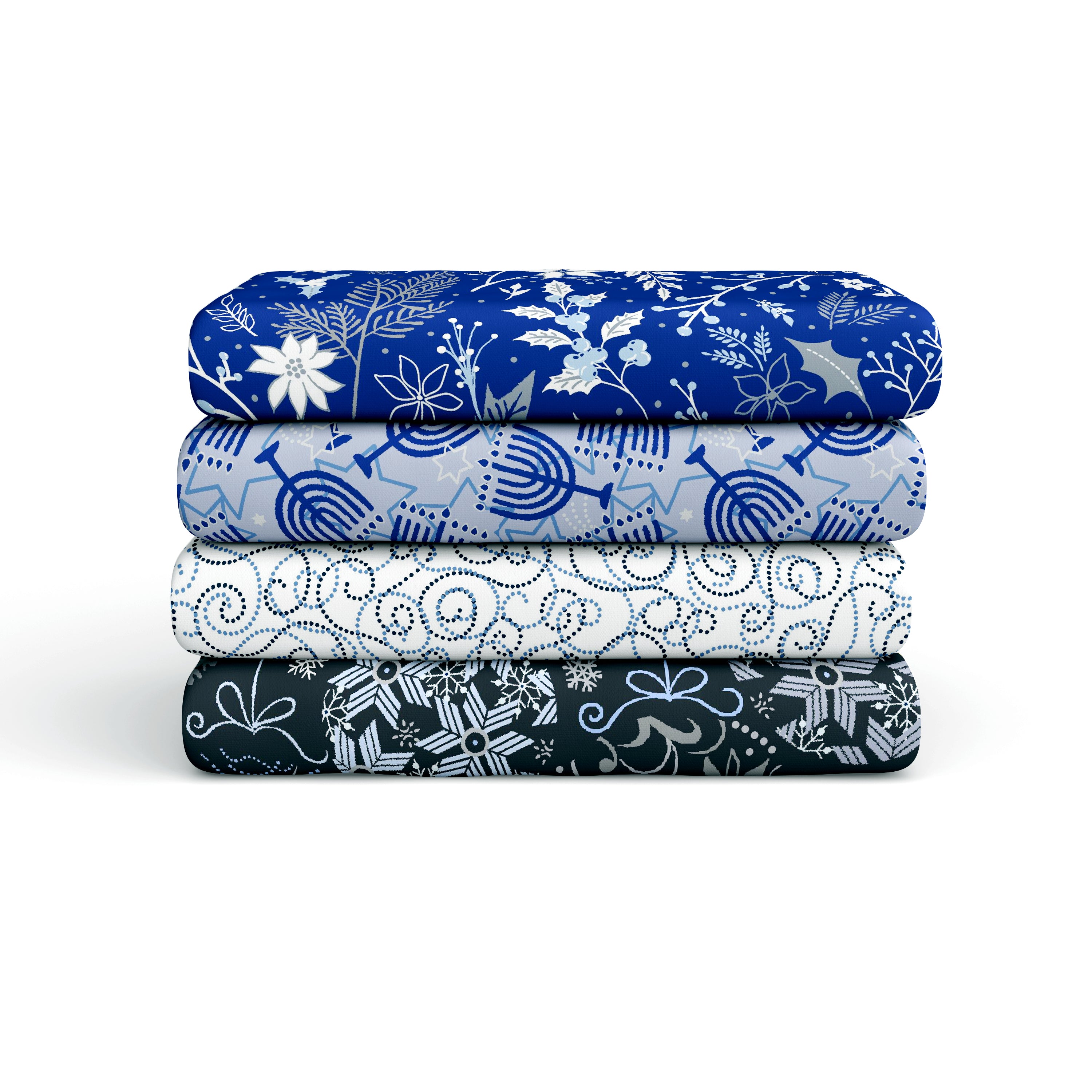 Blue Holidays by PBS Fabrics