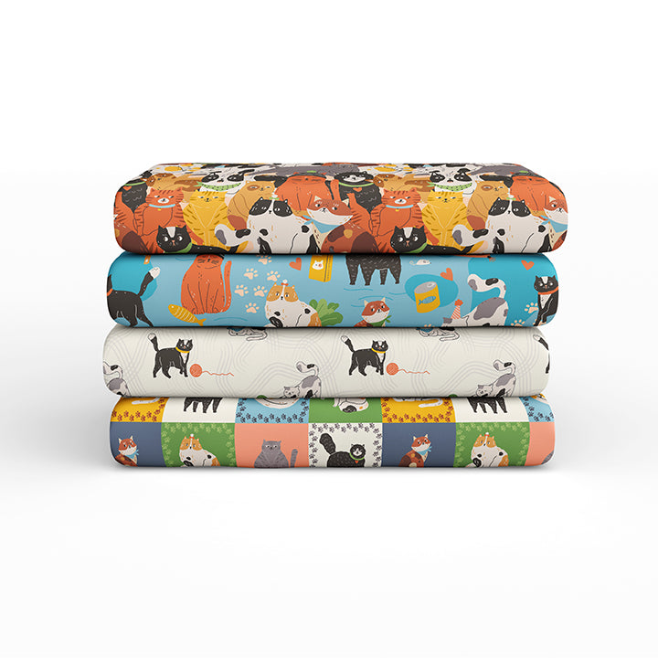 Here Kitty, Kitty by PBS Fabrics