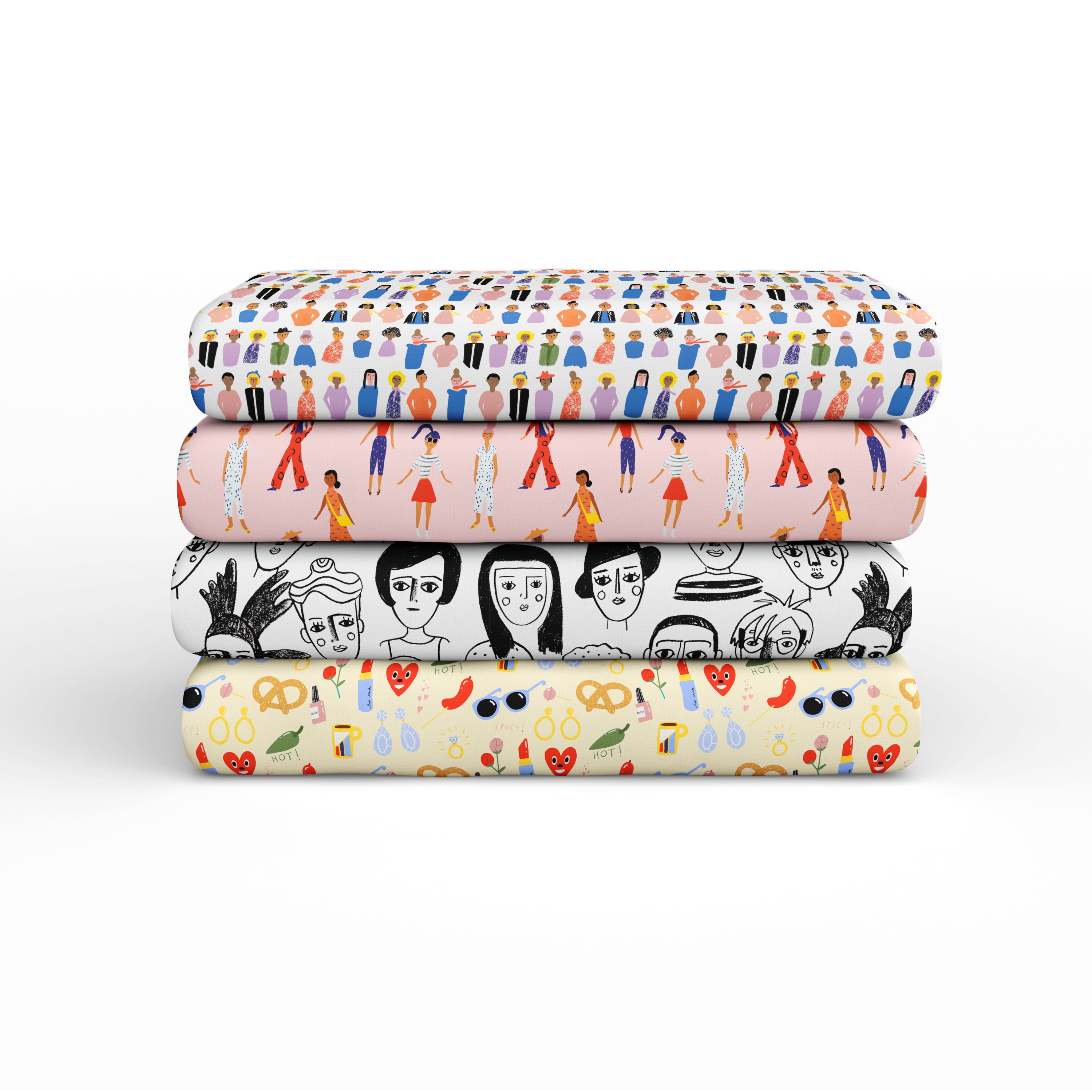 Friends and Faces by Carolyn Suzuki