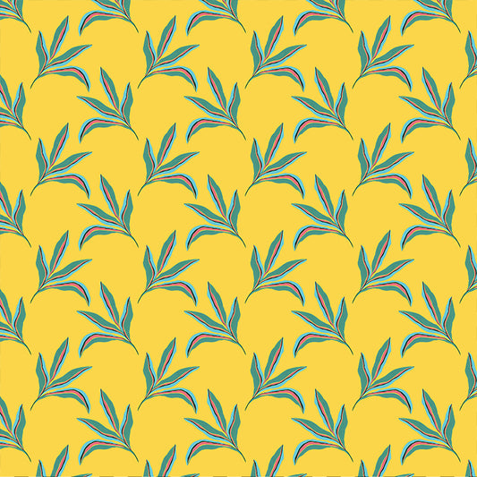 Tropical Leaves - Yellow