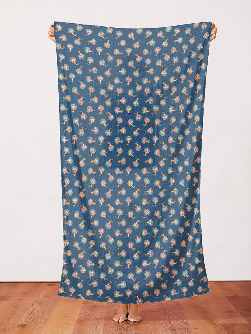 Floral Motif - Blue