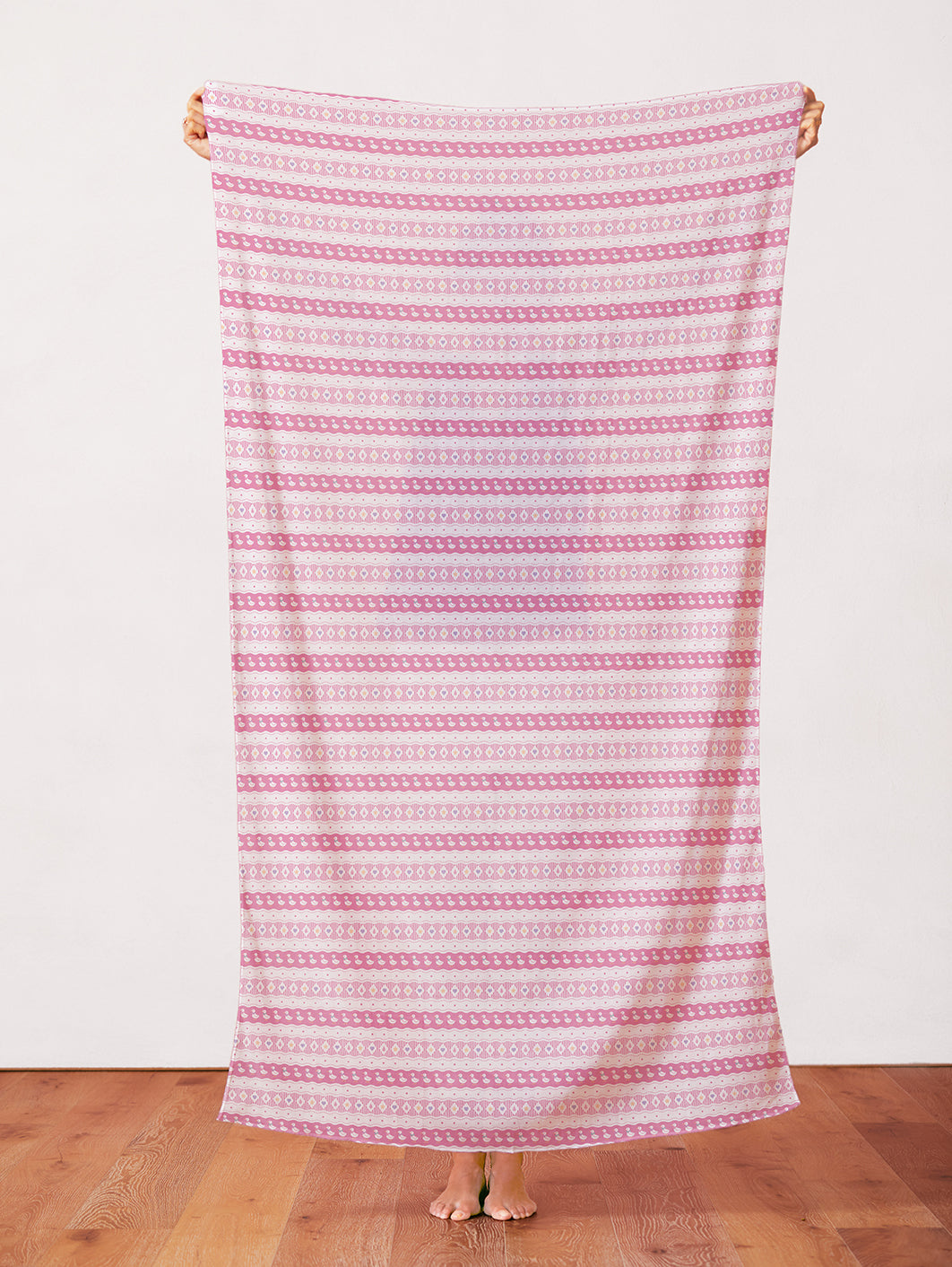 Duck Shape Stripe - Pink