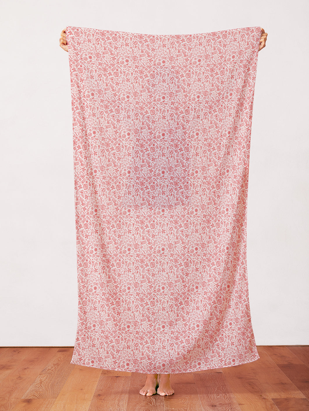 Christmas Illustrations - Red on White