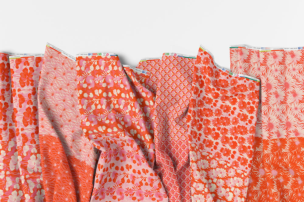 Abstract Florals - Flat Fat Stack 12 PC