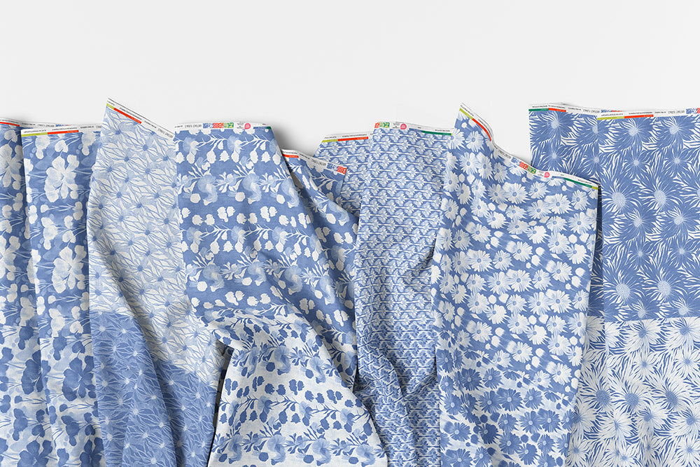 Abstract Florals - Flat Fat Stack 12 PC