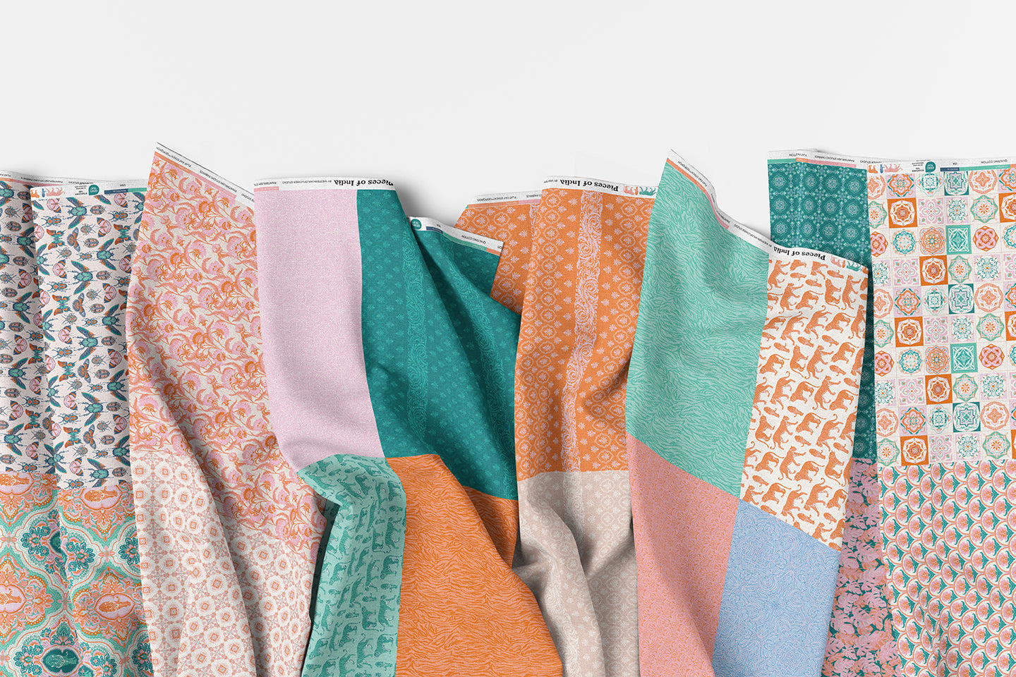 Pieces of India - Flat Fat Stack 18 PC