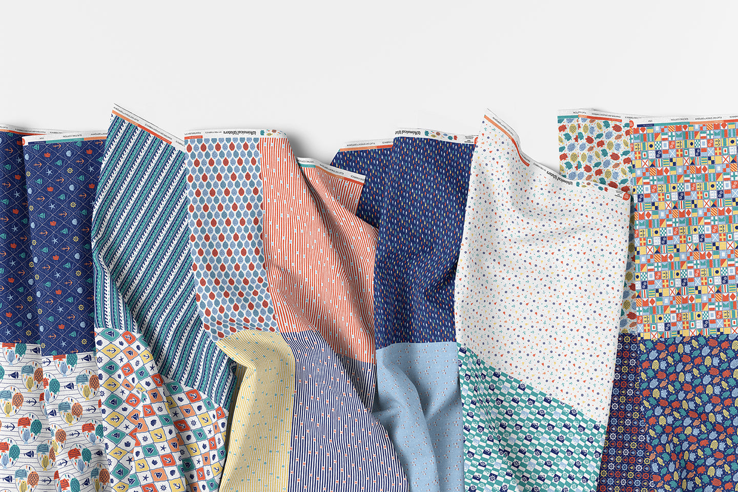 Whimsical Waters - Flat Fat Stack 16 PC