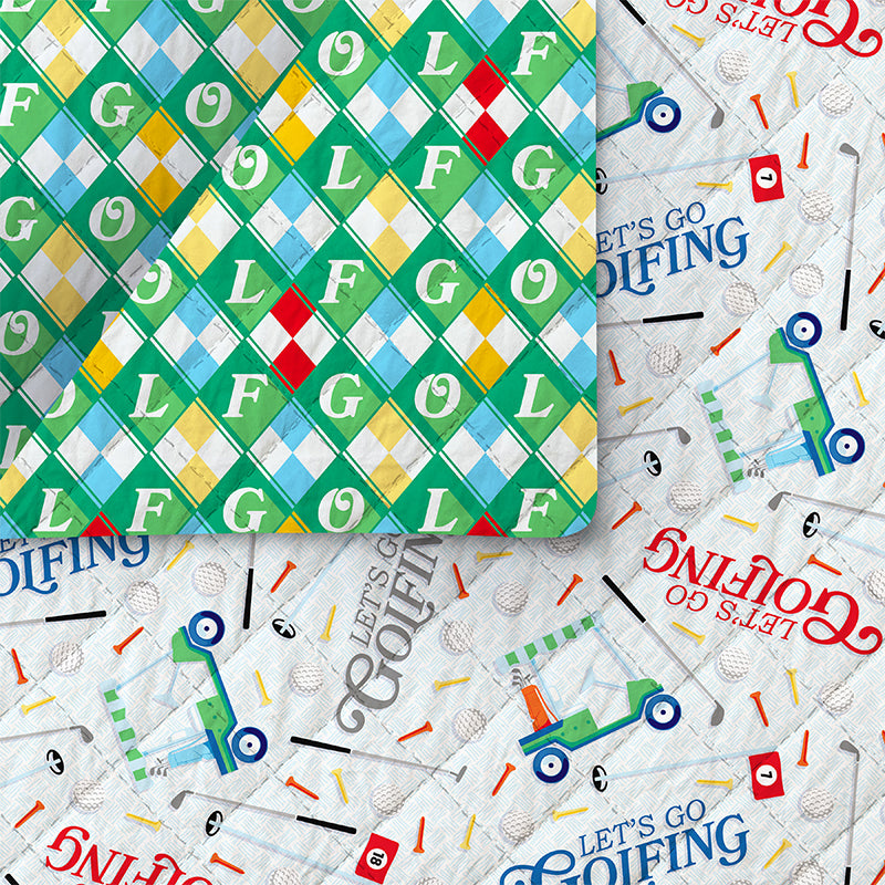 Let's Go Golfing Pre-Quilt