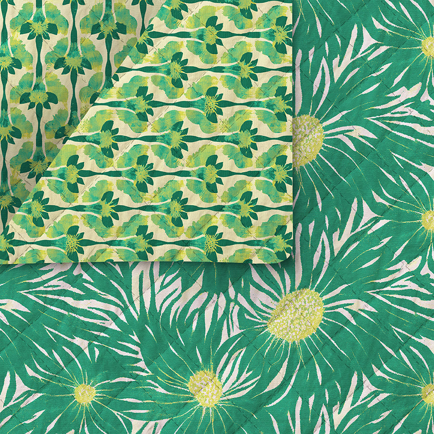 Abstract Florals Pre-Quilt