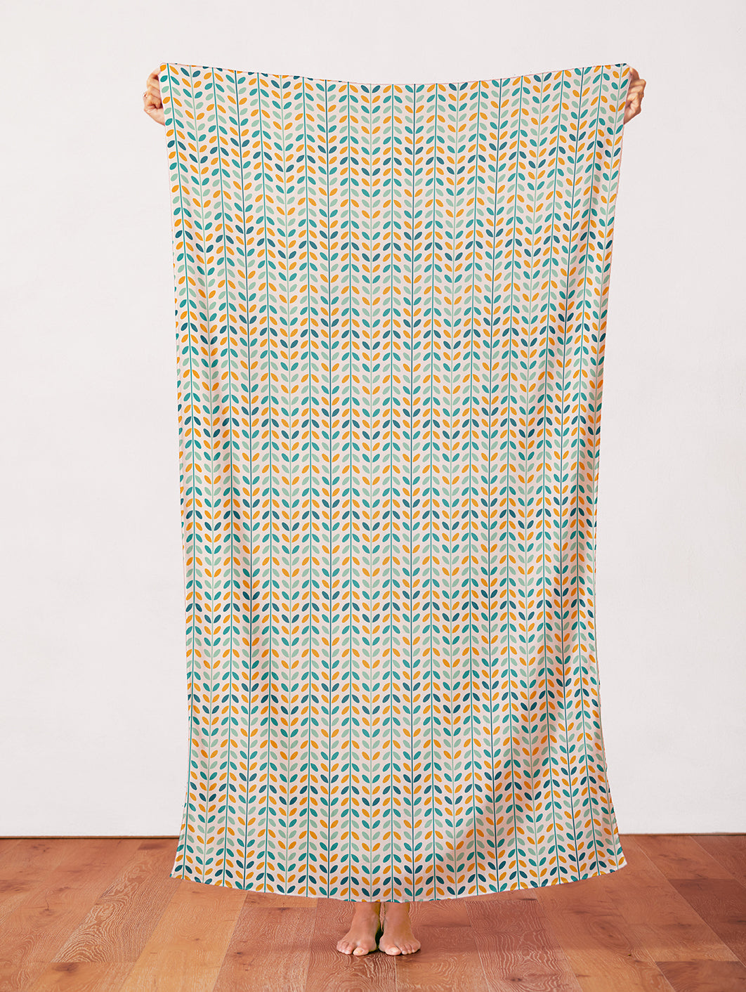 Falling Leaves - Teal