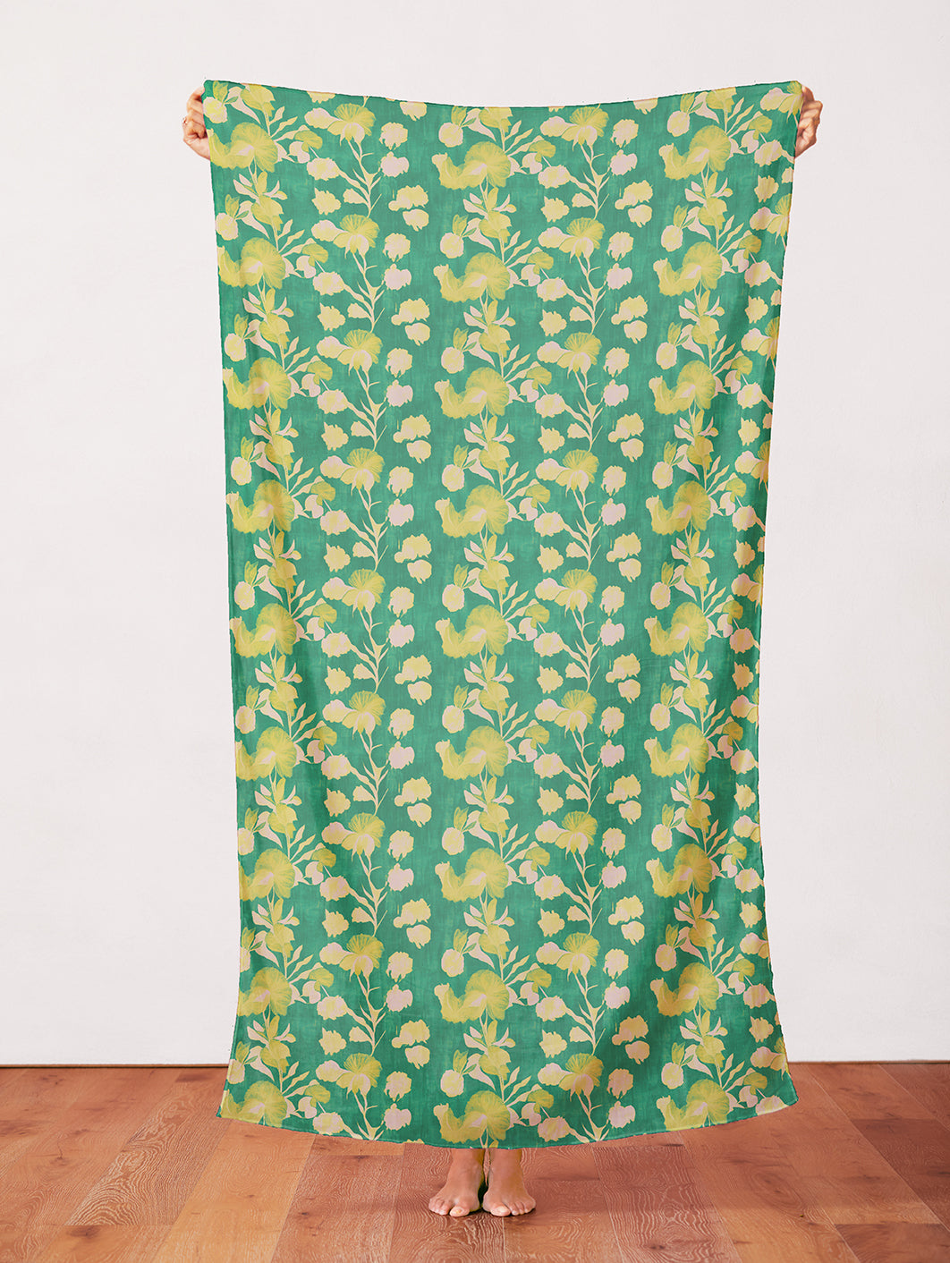 Garden Stems - Chartreuse on Green