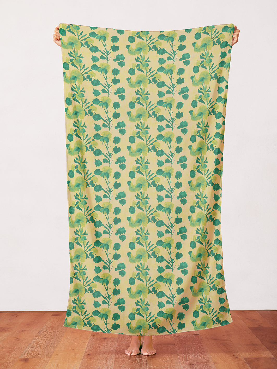 Garden Stems - Green on Chartreuse