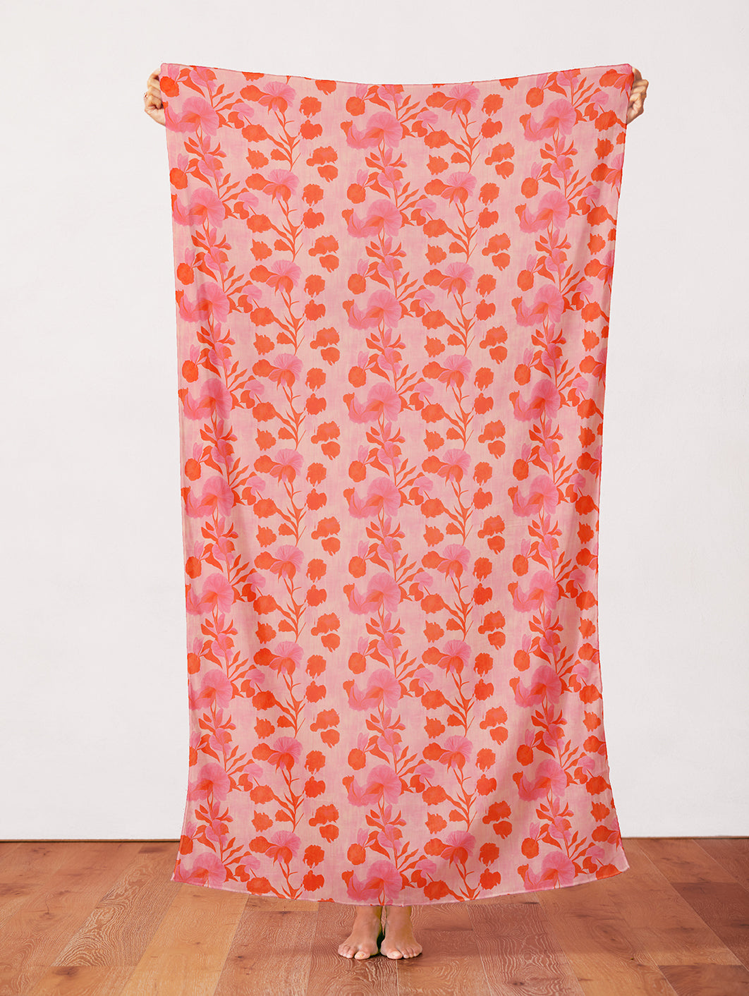 Garden Stems - Red on Cream