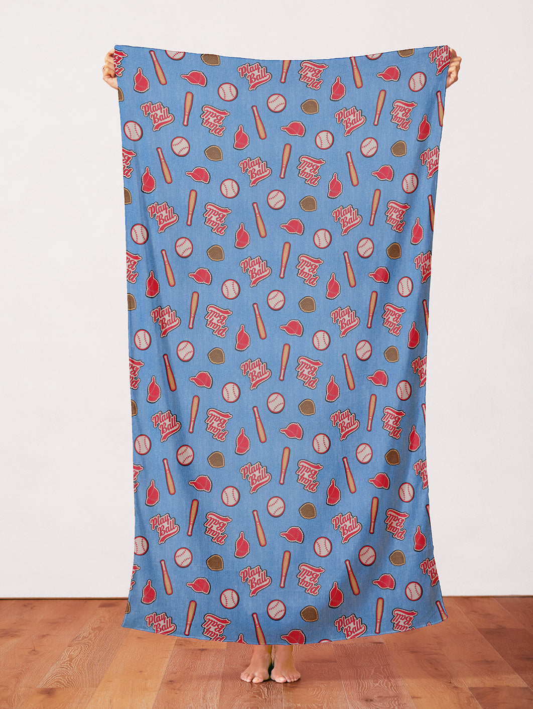 Baseball - Light Blue