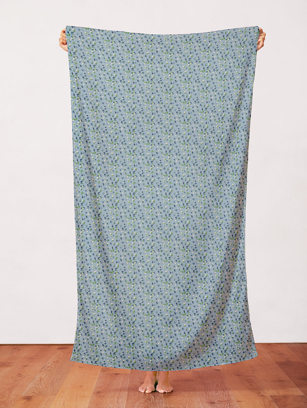 Ditsy Dots - Blue/Green