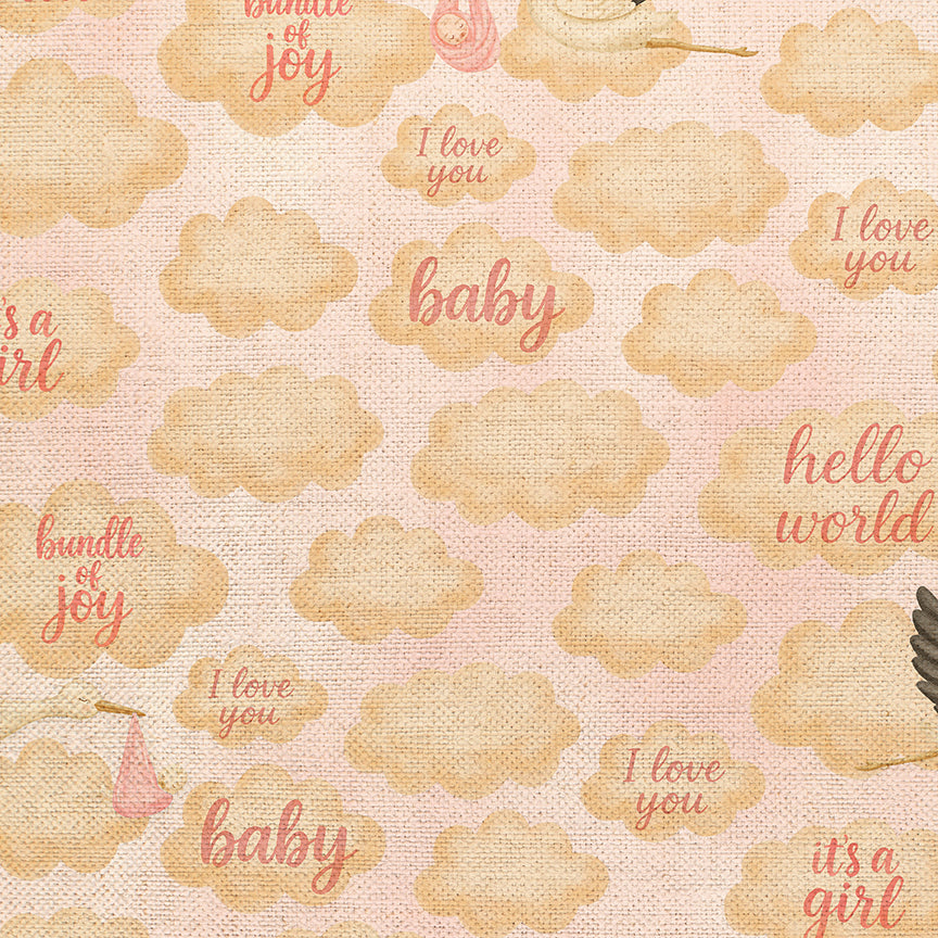 Sky Scribbles - Pink