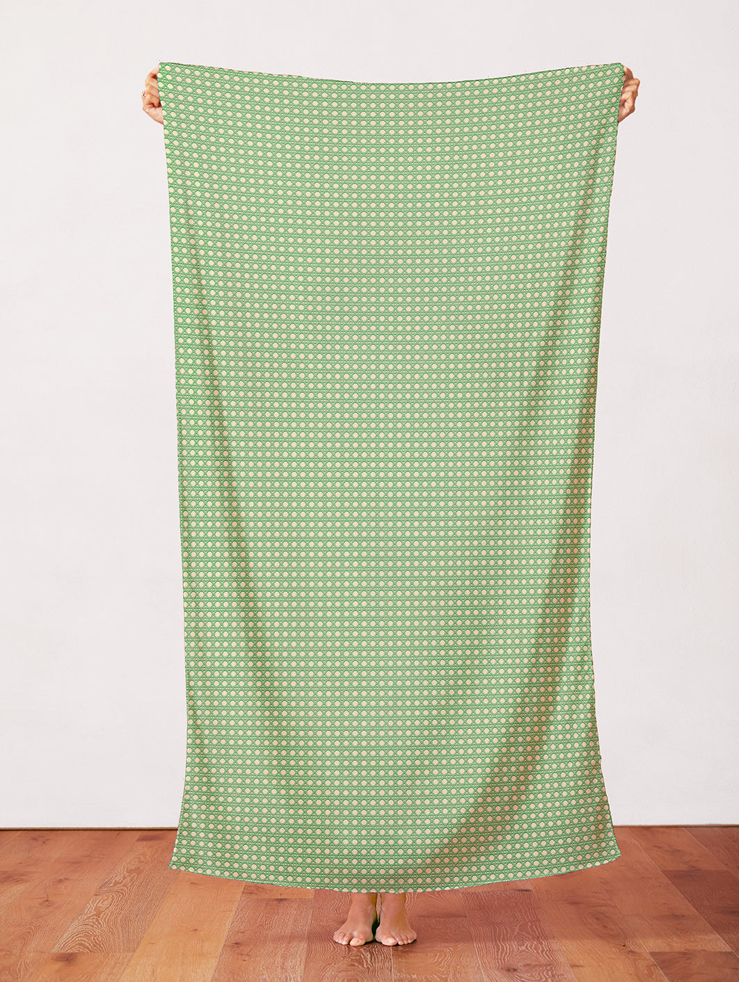Cane - Green on White