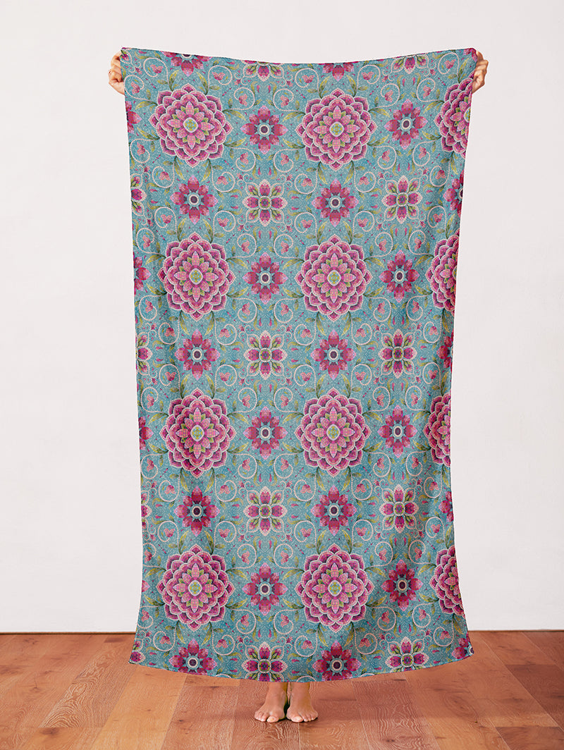 Mosaic Magic - Teal/Pink