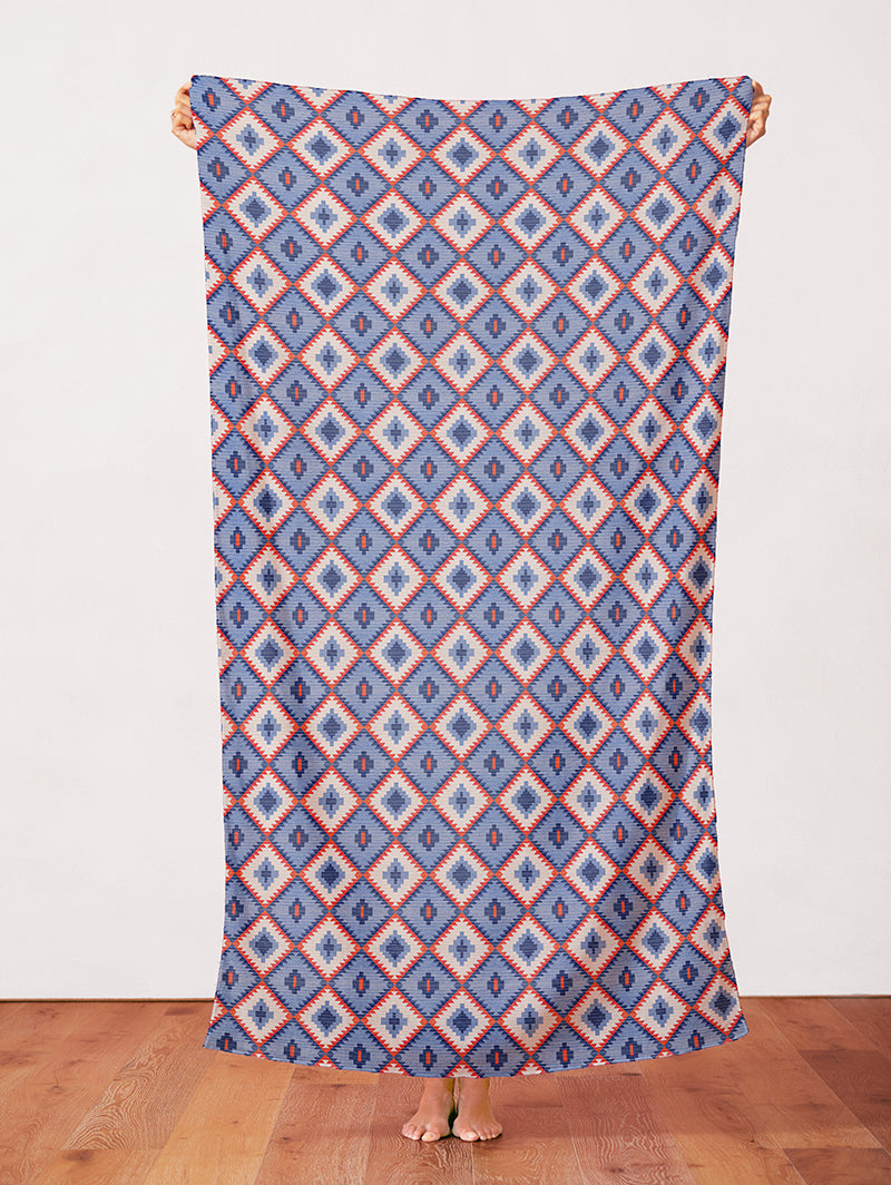 Desert Geometry - Blue/Red