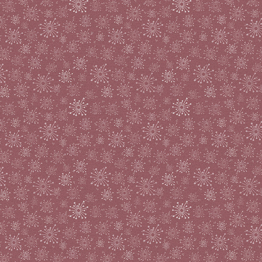 Large Snow Flakes - Red/Pink