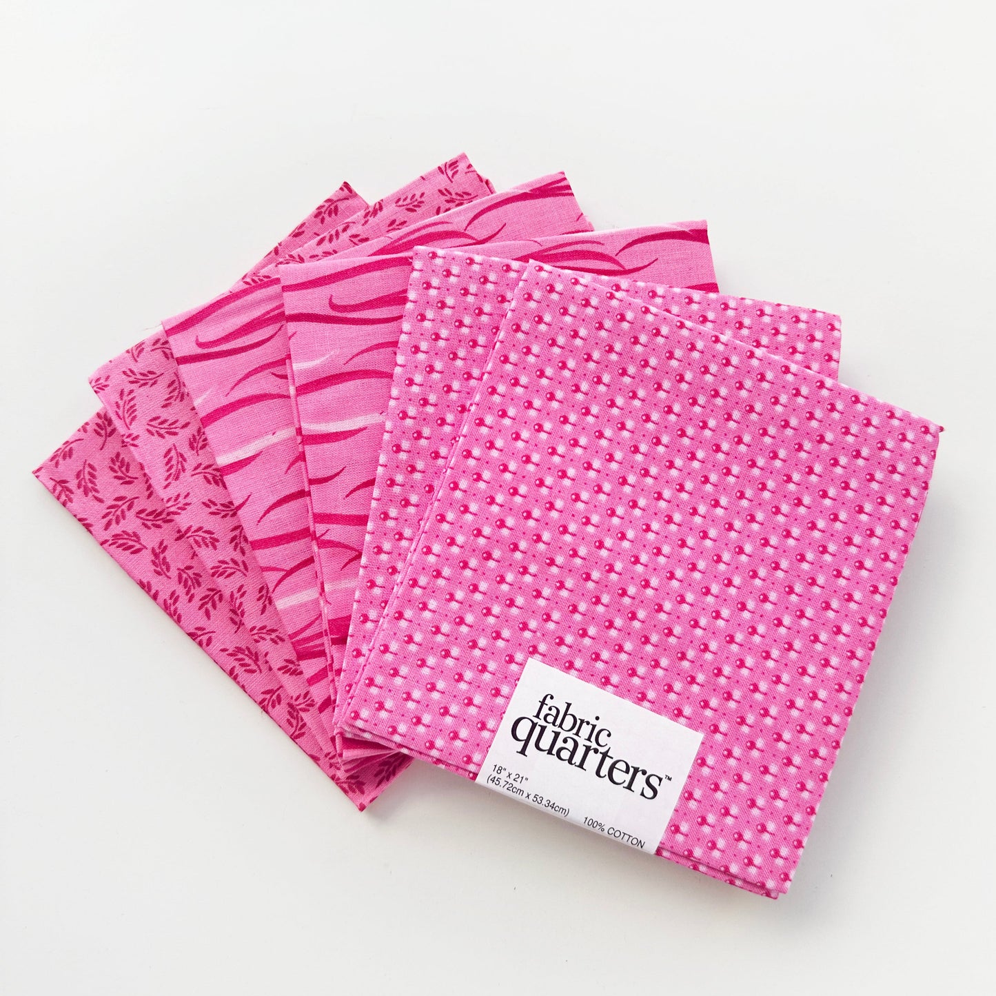 Pink Ditsy Fat Quarter Pack Box