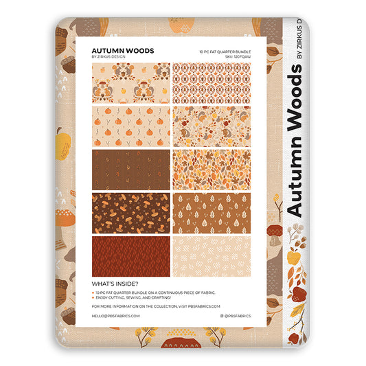 Autumn Woods - Flat Fat Stack 10 PC