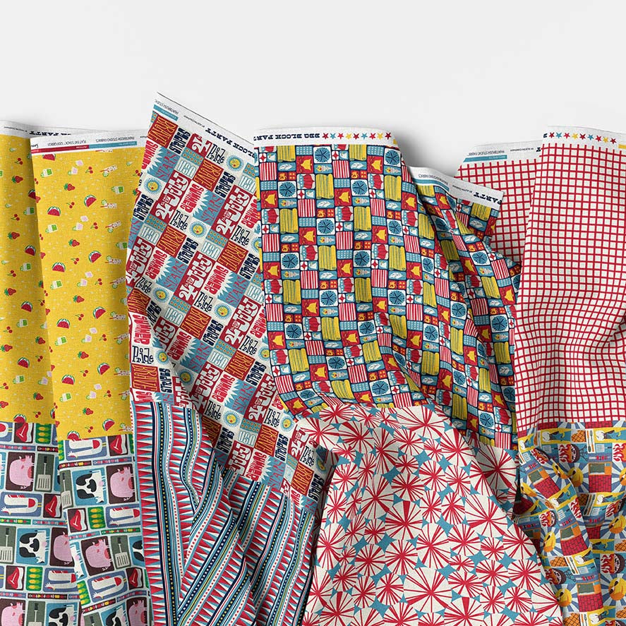 BBQ Block Party - Flat Fat Stack 8 PC