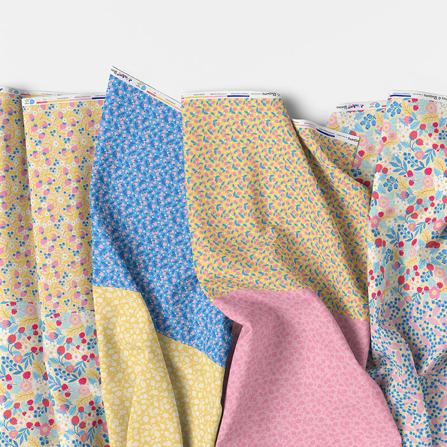 Berries & Blossoms - Flat Fat Stack 8 PC