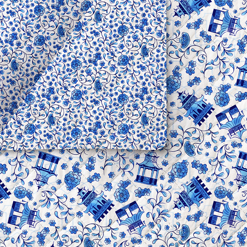 Chinoiserie Pre-Quilt