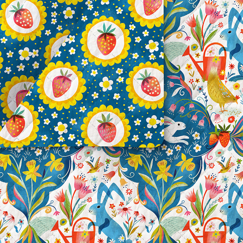 Cottontails & Tulips Pre-Quilt