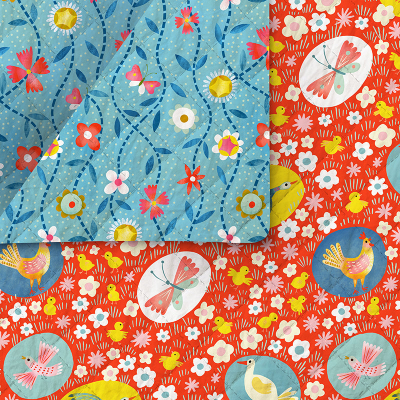 Cottontails & Tulips Pre-Quilt