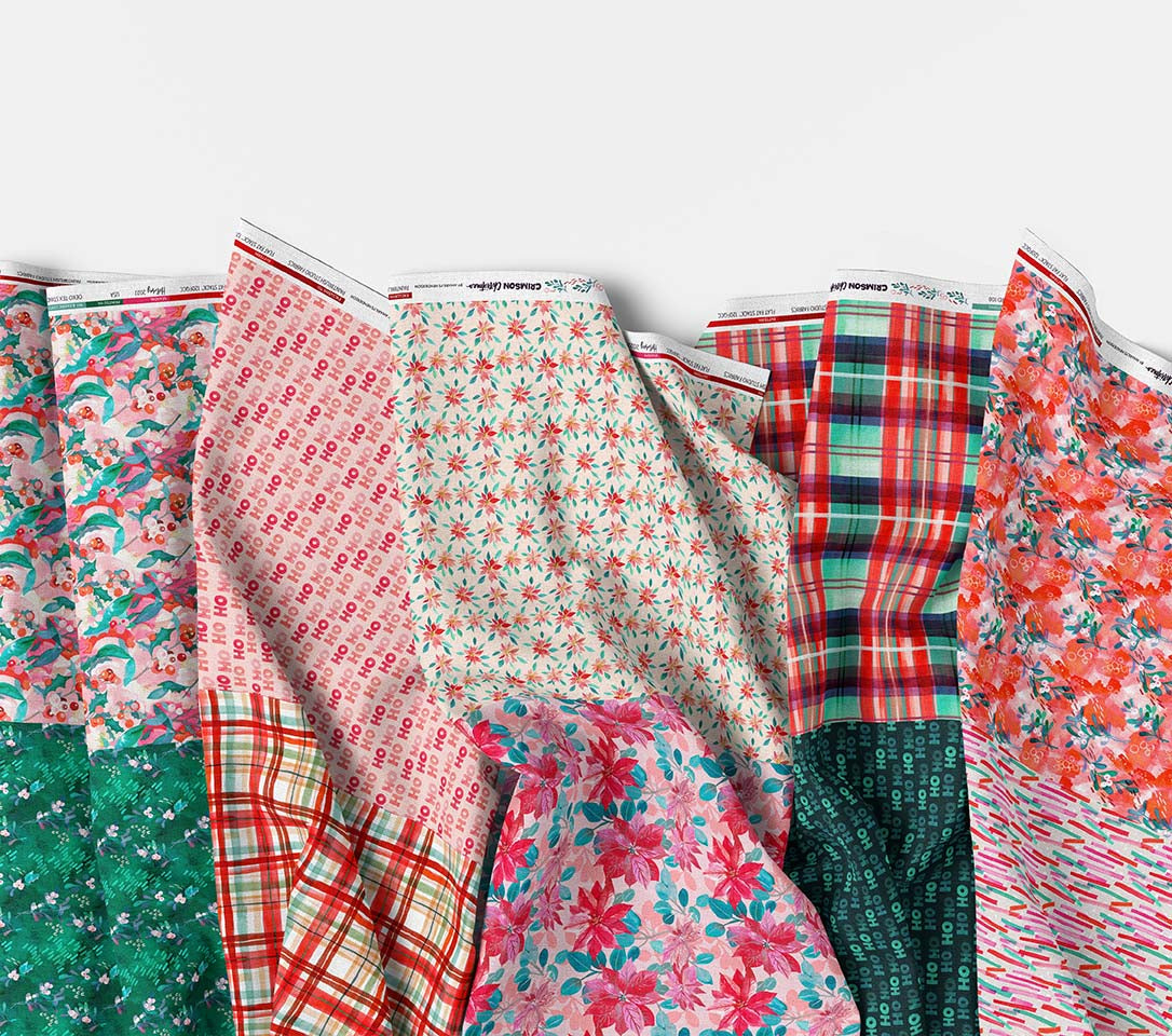 Crimson Christmas - Flat Fat Stack 10 PC