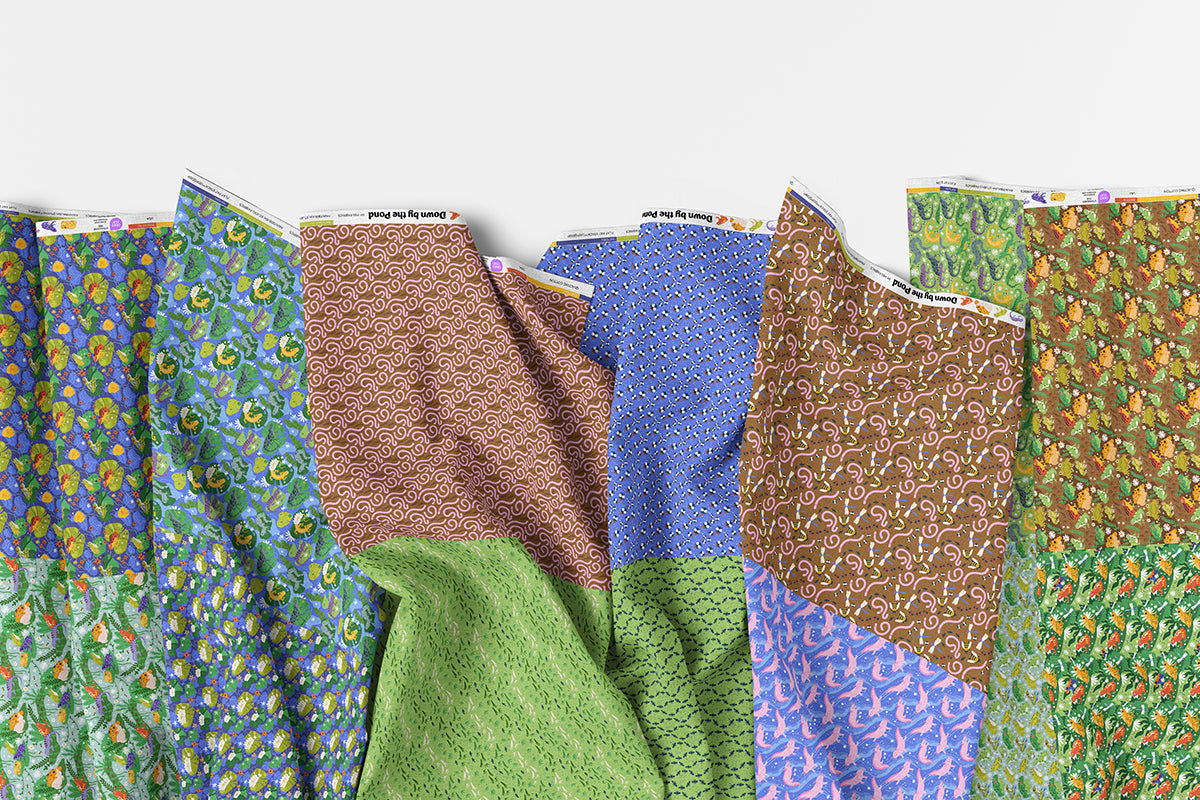 Down by the Pond - Flat Fat Stack 14 PC