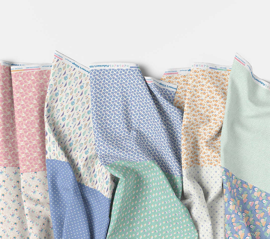 Fisherman's Village - Flat Fat Stack 10 PC