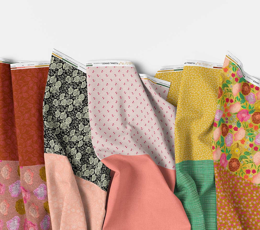 Floral Dance - Flat Fat Stack 10 PC