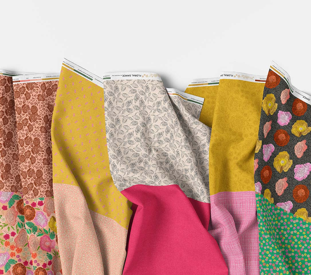 Floral Dance - Flat Fat Stack 10 PC