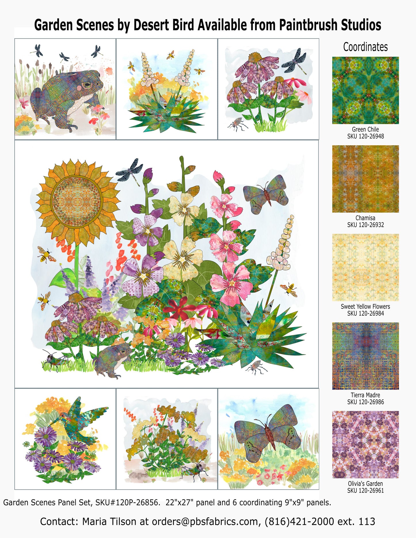 Garden Scenes Panel