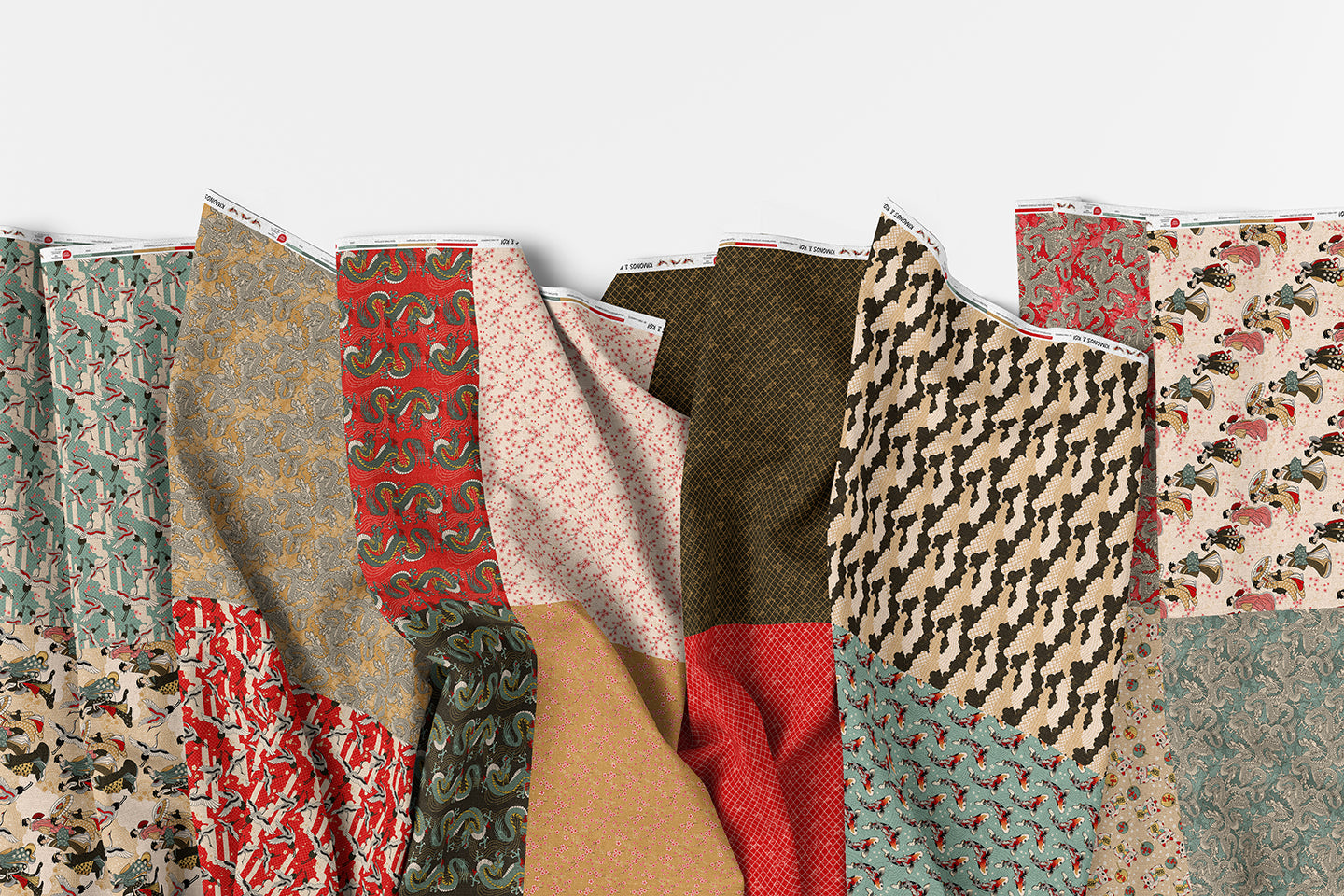 Kimonos & Koi - Flat Fat Stack 16 PC