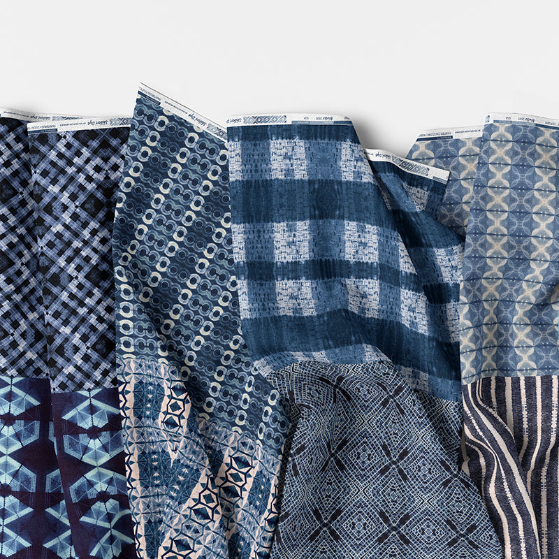 Shibori Dye - Flat Fat Stack 8 PC