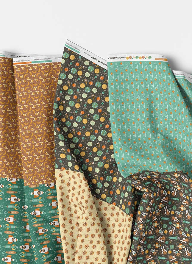 Space Monkey - Flat Fat Stack 6 PC