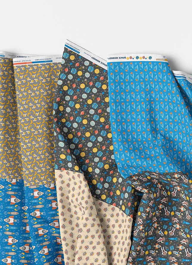 Space Monkey - Flat Fat Stack 6 PC