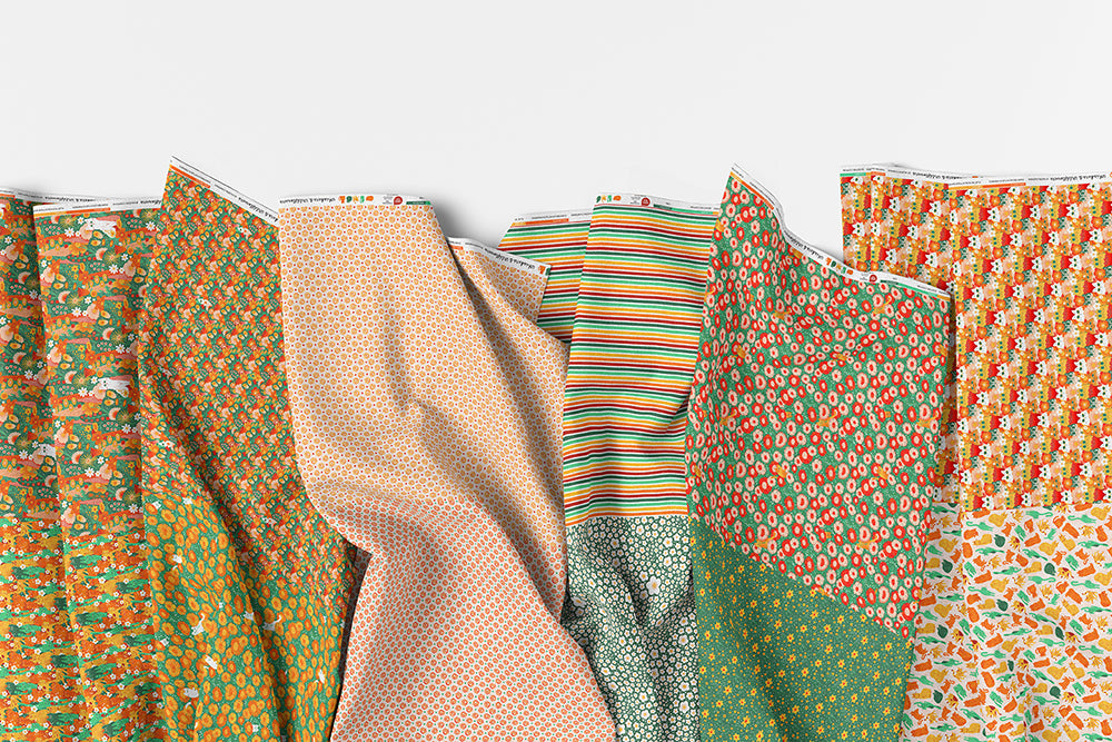 Whiskers & Wildflowers - Flat Fat Stack 12 PC