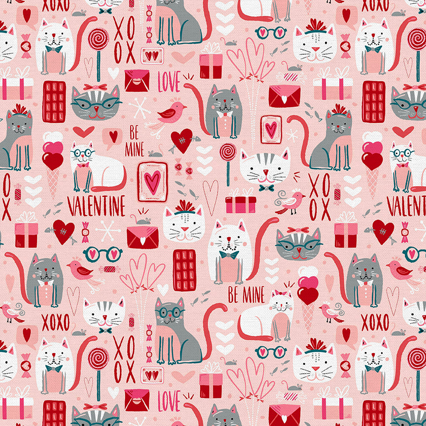 Valentines Cats – Paintbrush Studio Fabrics