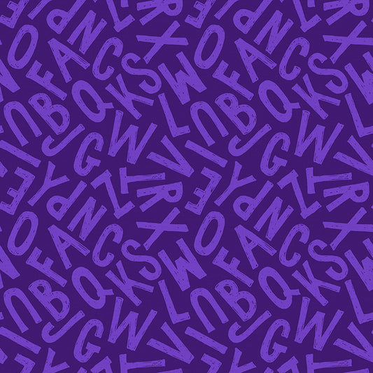 Solid Block Letters - Dark Purple