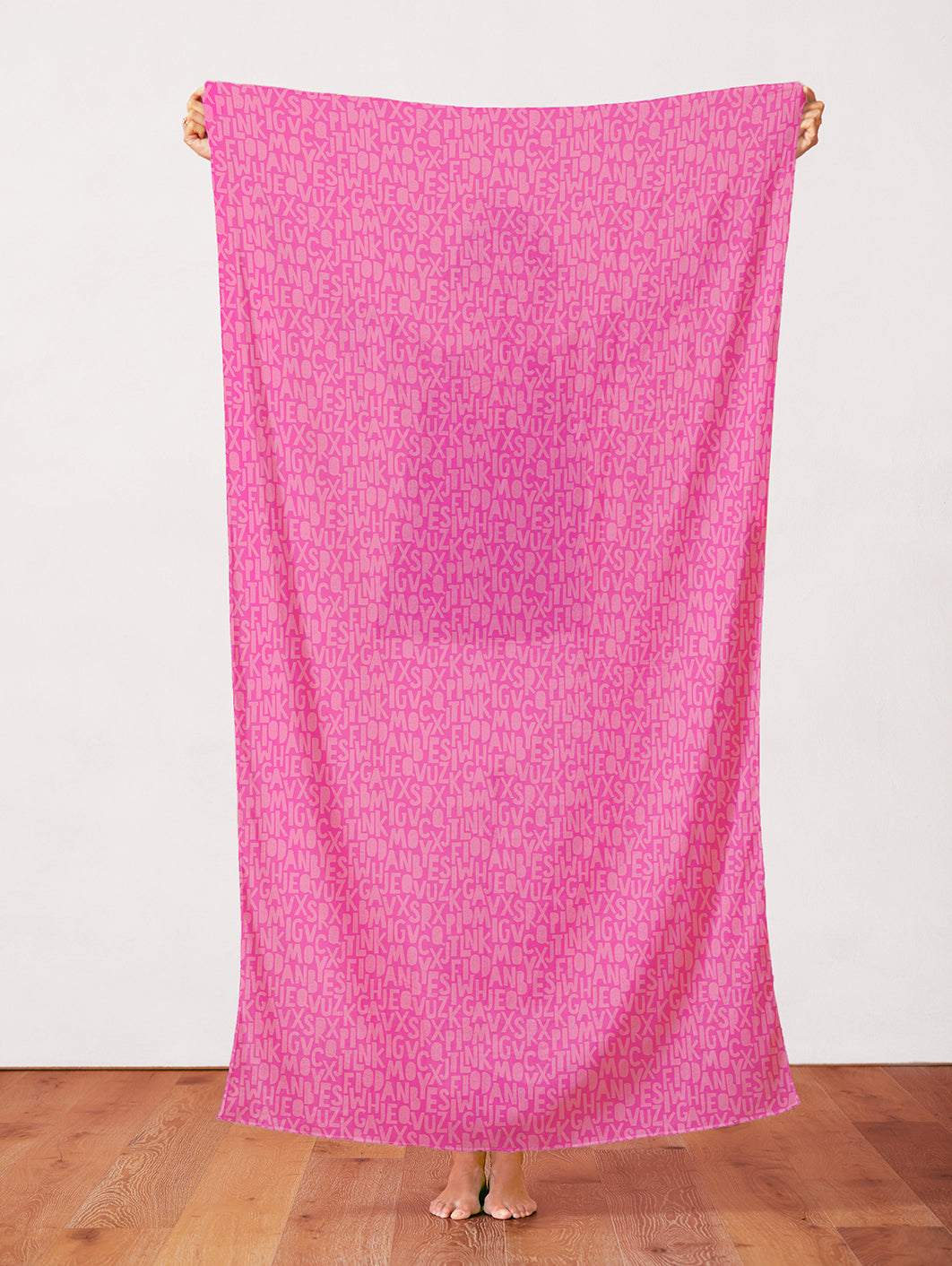 Speckled Letters - Dark Pink