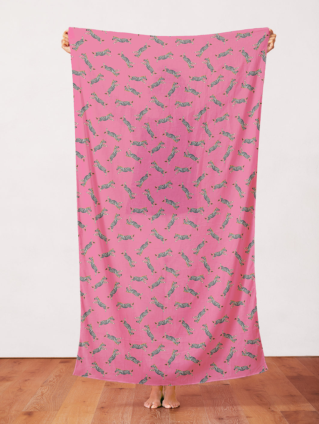 Tossed Zebra - Hot Pink