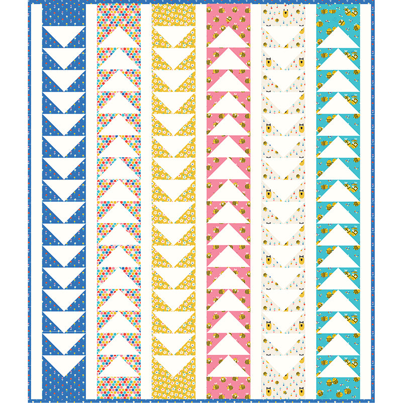 Quilt Pattern - Flying by Quilty Love