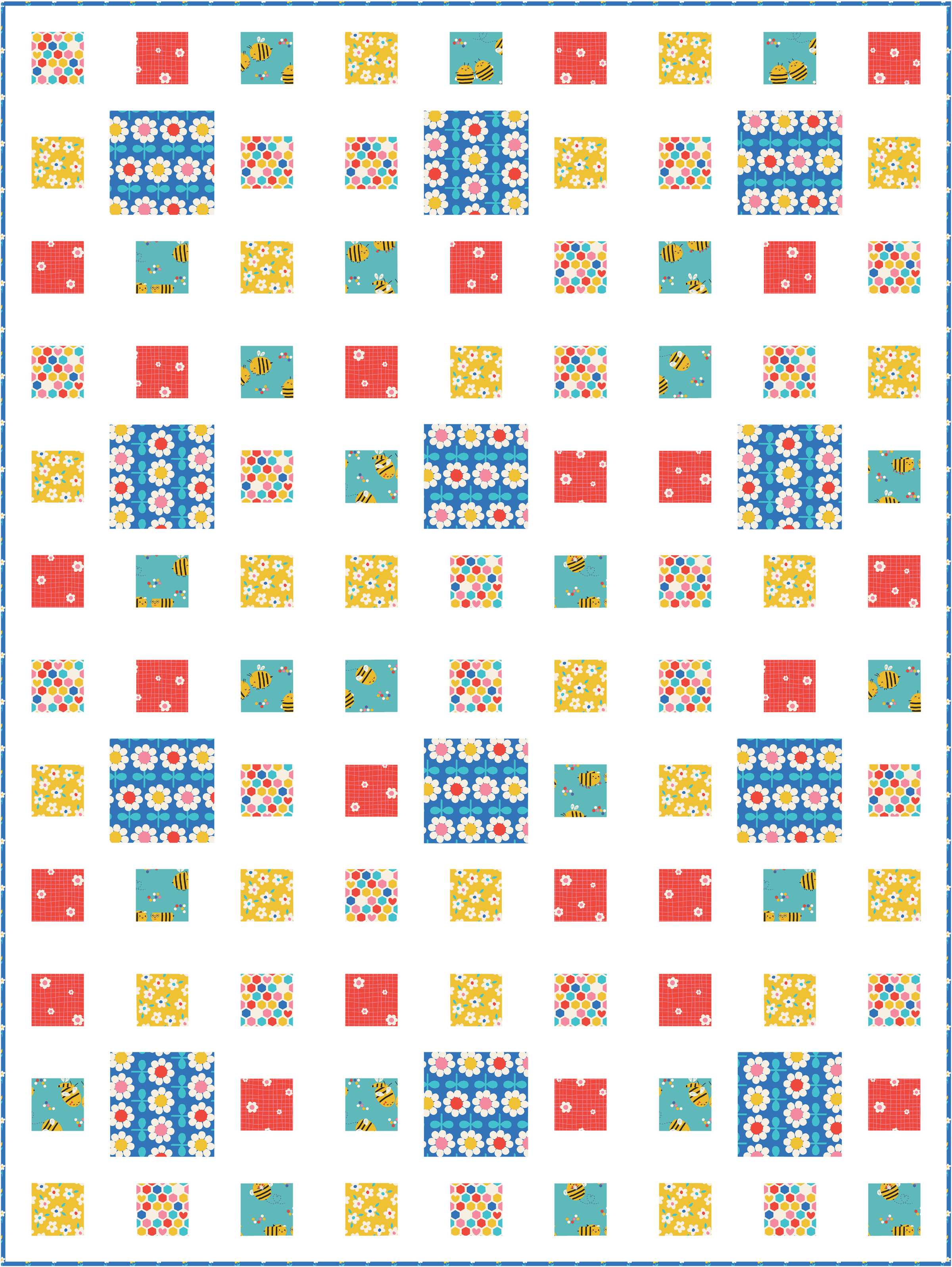 Quilt Pattern -  Fractals by A Bright Corner