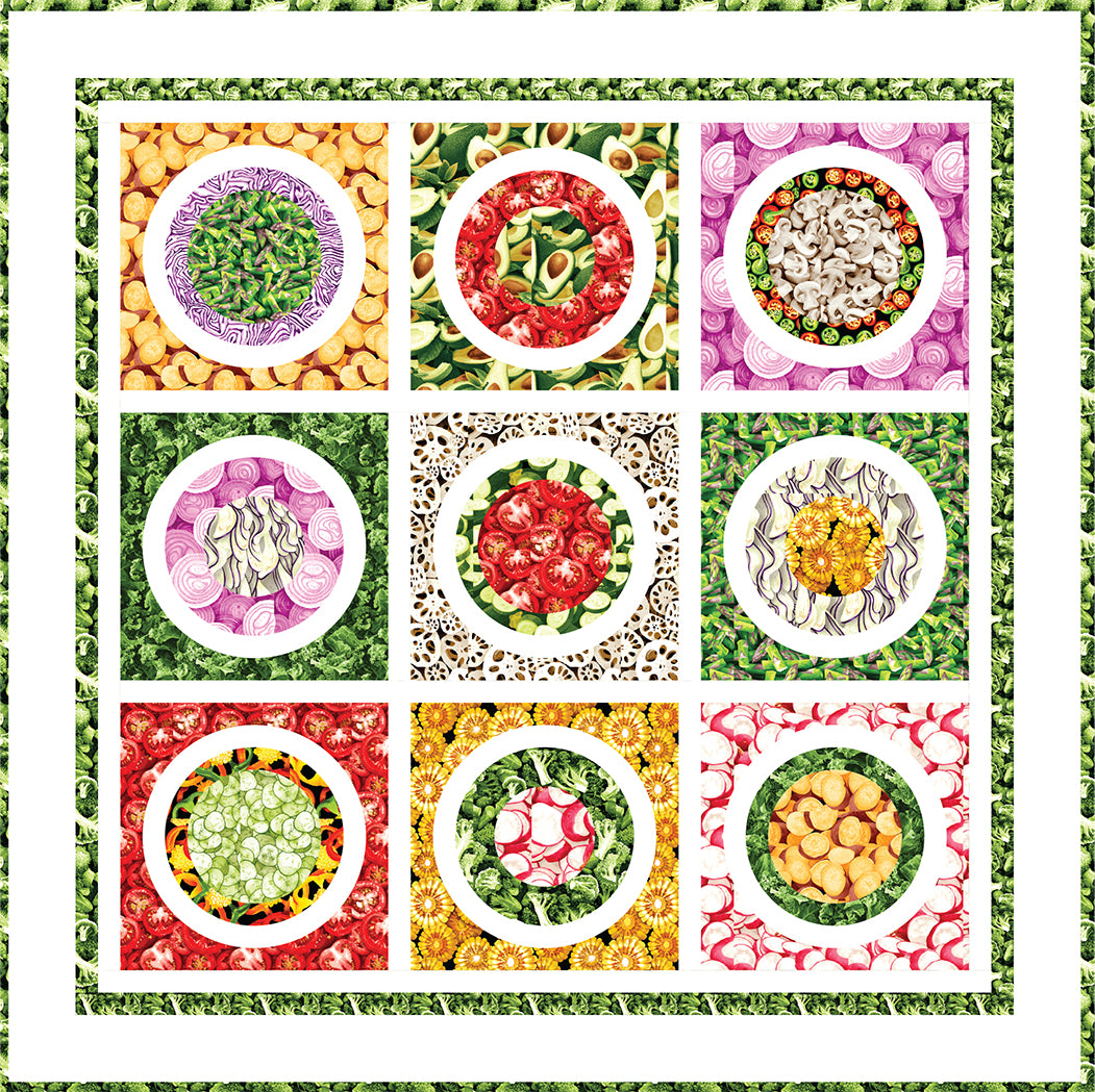 Market Medley- Small Plates Quilt Pattern