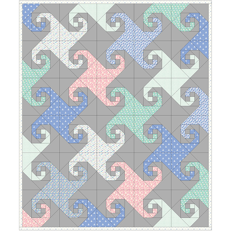 Free Quilt Pattern -  Ocean Waves